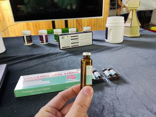 100%の自然な魚のコラーゲンのペプチッド飲み物の美の口頭液体の美10mlの健康の補足OEMの卸売