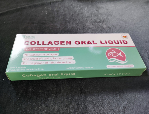 100%の自然な魚のコラーゲンのペプチッド飲み物の美の口頭液体の美10mlの健康の補足OEMの卸売