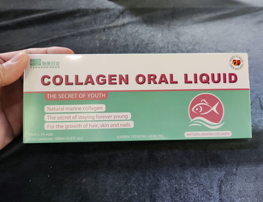 100%の自然な魚のコラーゲンのペプチッド飲み物の美の口頭液体の美10mlの健康の補足OEMの卸売