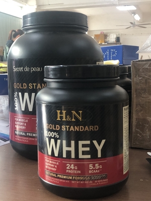 OEM 5lbの商標の乳しよう蛋白質の隔離集団の粉ボディ筋肉建物の金本位100%の蛋白質の粉