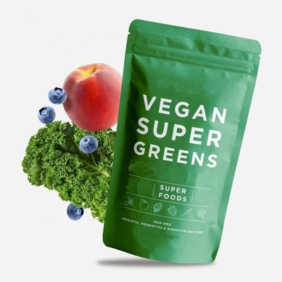 消化酵素のProbiotics Superfoodの緑はSpirulinaのクロレラと粉OEMを混ぜる