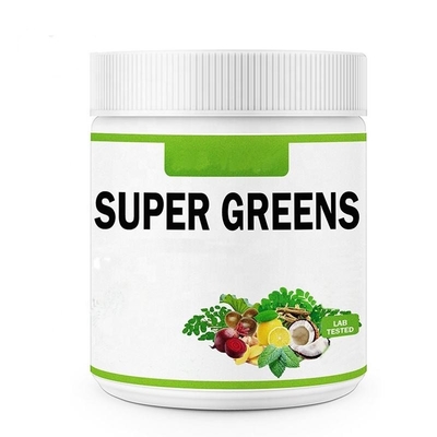 消化酵素のProbiotics Superfoodの緑はSpirulinaのクロレラと粉OEMを混ぜる