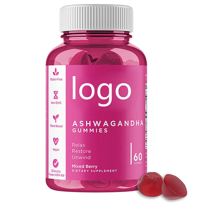 OEMの卸し売り有機性ashwagandhaのカプセルの完全菜食主義者のashwagandhaのgummies