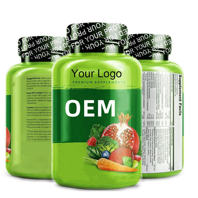 OEMの熱い販売の人の健康のための全食糧Multivitaminのタブレットは120の完全菜食主義者のカプセルを補う