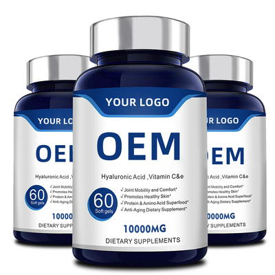 OEMコラーゲンのカプセルを白くする熱い販売米国の商標の皮