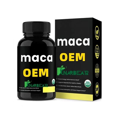 OEM 黒マカ丸薬男性健康製品黒マカ粉末男性使用マカ究極プラス