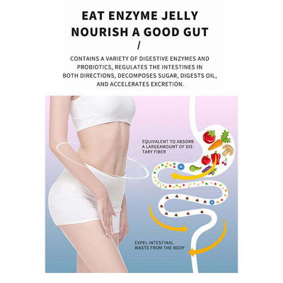 OEM/ODMの商標はフルーツのようなゼリーが減量のための酵素のゼリーのコラーゲンの酵素のゼリーを落とす免除を改善する