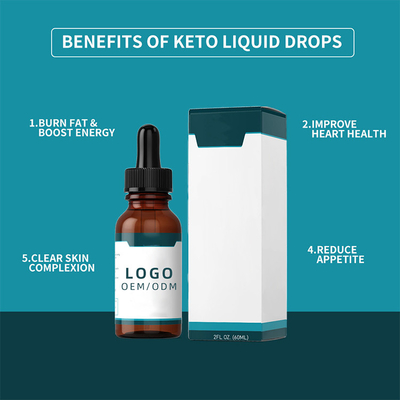 OEMのビオチンのコラーゲンは減量のための60ml Ketoの低下を落とす