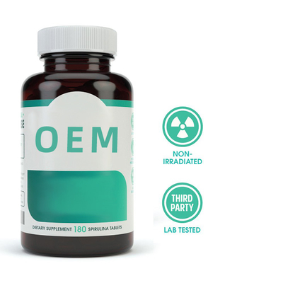 有機性3000mg Spirulinaのカプセル90のタブレット/濃緑色のSuperfoodの補足のヘルスケア
