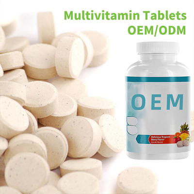 食品等級OEMの丸薬健康の菜食主義のChewable Multivitaminのタブレット