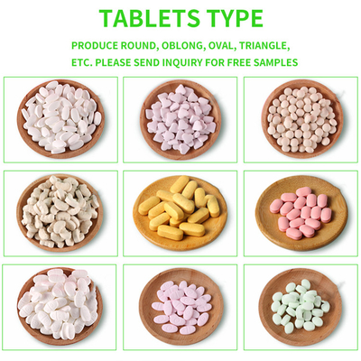 食品等級OEMの丸薬健康の菜食主義のChewable Multivitaminのタブレット
