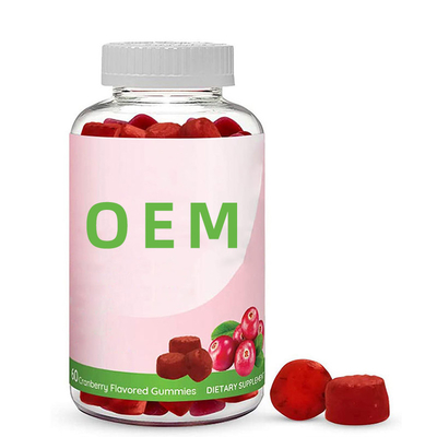 100%の自然な女性の栄養の補足のクランベリーのProbiotic Gummiesの尿道クランベリーの食糧補足